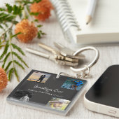 Oma's Crew Custom 4 Foto Grid Schlüsselanhänger (Vorderseite rechts)