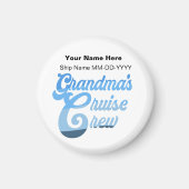 Oma's Cruise Crew Magnet (Vorne)