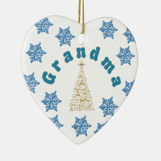 Oma's Custom Foto Ornament (Rechts)