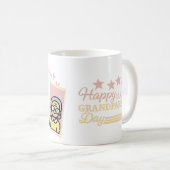 Oma's Day Vintag Abzeichen Design Kaffeetasse (VorderseiteRechts)