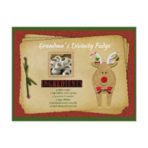 Oma's Divinity Fudge RECIPE CARD