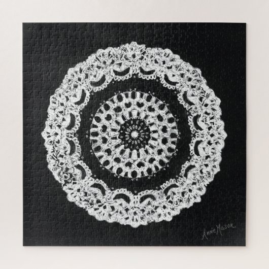 Oma's Doily Puzzle (Vertikal)