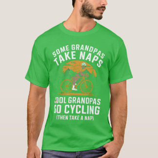 Omas fahren Radlustiger Radfahrer Opa Vatertag  T-Shirt