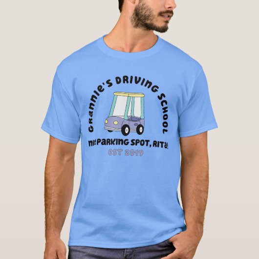 Omas Fahrschule Schöner funkelnder Ort Rita Fu T-Shirt (Vorderseite)