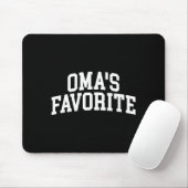 Oma's Favorite Grandkids  Mousepad (Mit Mouse)