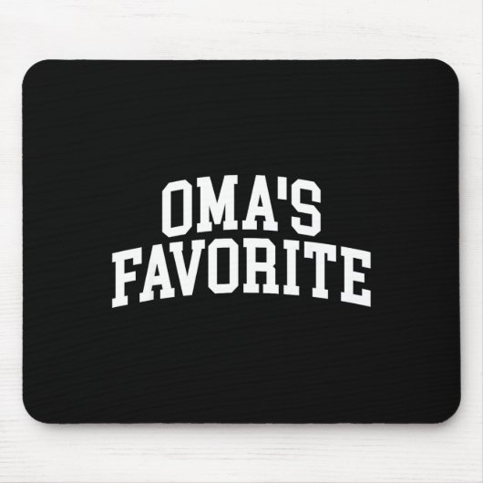 Oma's Favorite Grandkids  Mousepad (Vorne)