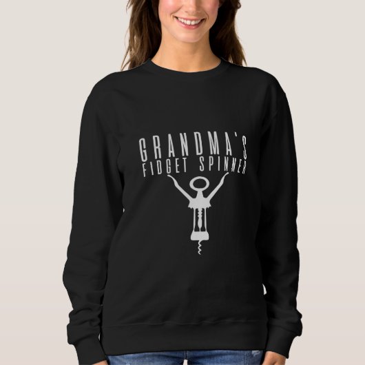 Oma's Fidget Spinner Sweatshirt (Vorderseite)