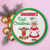 Oma's First Christmas Button
