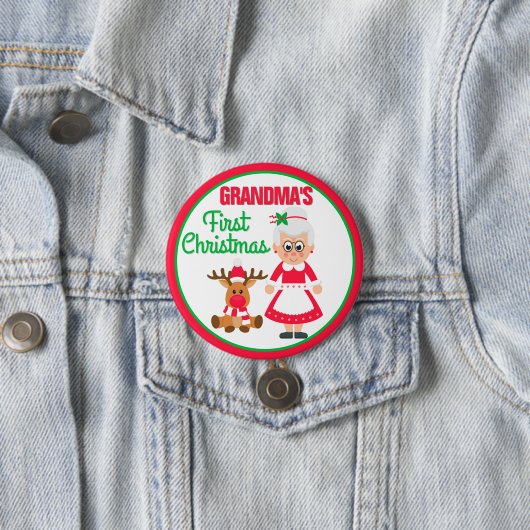 Oma's First Christmas Button (Beispiel)