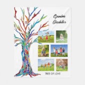 Oma's FotoCollage Fleece Blanket (Vorderseite)