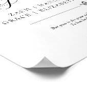 Oma's Garden Geburtsmonat Blume Sake halten Poster (Ecke)