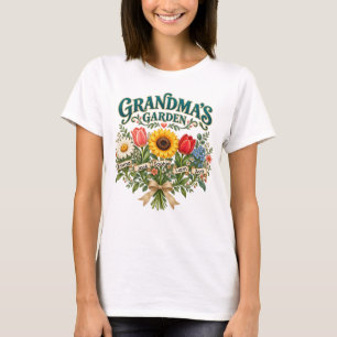 Omas Garten Personalisiertes Enkel-T-Shirt T-Shirt