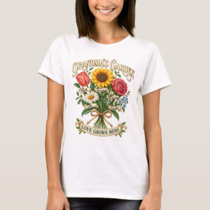 Omas Garten Personalisiertes Enkel-T-Shirt T-Shirt