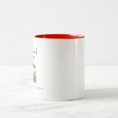 Omas Garten Rote Tulpen Kaffeetasse (Mittel)