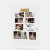 Oma's Geburtstag - Ein Tag zum Gedenken Acrylschild (Winkel)