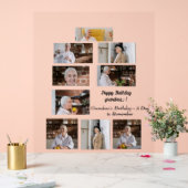 Oma's Geburtstag - Ein Tag zum Gedenken Acrylschild (Hochzeit)