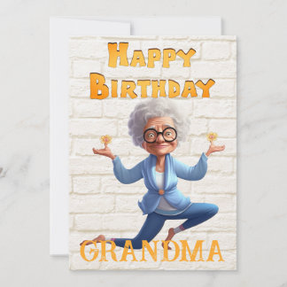 Oma's Geburtstag Feiertagskarte