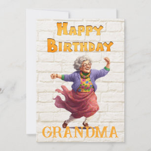 Oma's Geburtstag Feiertagskarte