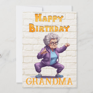 Oma's Geburtstag Feiertagskarte
