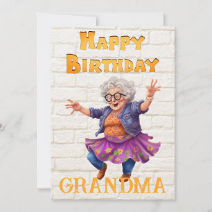 Oma's Geburtstag Feiertagskarte
