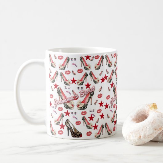 Omas Geheimnis-Tasse Kaffeetasse (Mit Donut)