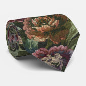 Omas gemütliches vintage-blumen-dopp-kit krawatte (Gerollt)