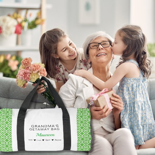 Oma's Getaway Bag" Duffel Bag Duffle Bag