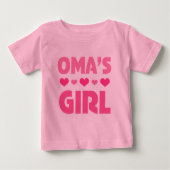 Oma's Girl Bären Mädchen Tutu T-Shirt (Vorderseite)