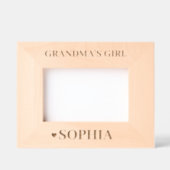 Oma's Girl Personalisiert Geätzte Rahmen (Vorderseite)