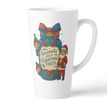 Omas Glas mit Weihnachtsfurzen Lustiger Feiertag