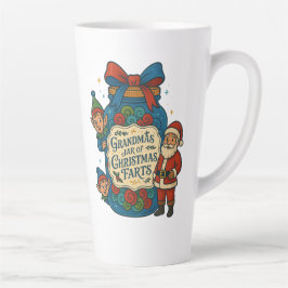 Omas Glas mit Weihnachtsfurzen Lustiger Feiertag Milchtasse