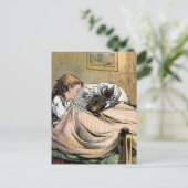 Omas große Zähne Postkarte (Stehend Vorderseite)