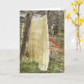 Oma's Handmade Blanket Karte (Gelbe Blume)