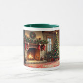 Omas Haus an Weihnachten Tasse (Zentrum)