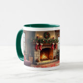 Omas Haus an Weihnachten Tasse (Vorderseite Links)