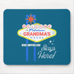 Omas Haus T-Shirt Vegas Lustig Oma Mousepad