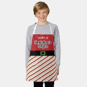 Oma's Helper Red and Green Christmas Schürze (Getragen)