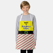 Oma's Helper Red and Green Christmas Schürze (Getragen)