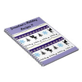 Oma's Holiday Reecipes whimsical Notebook Notizblock (Rechte Seite)