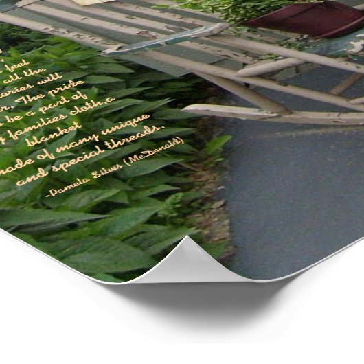 Oma's House-Poster Poster (Ecke)