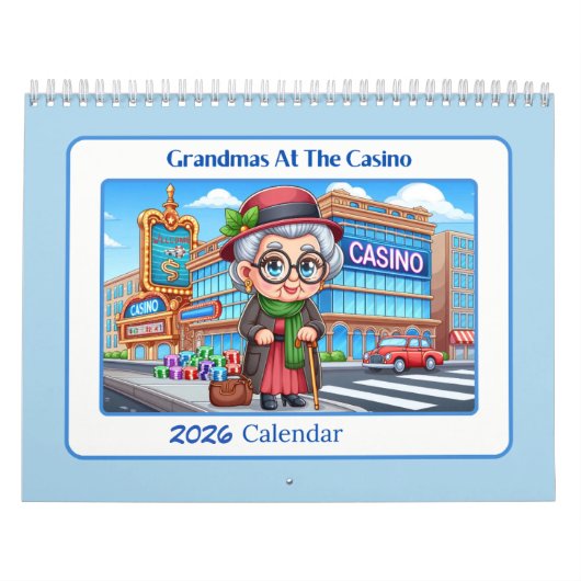 Omas im Casino 2026 Kalender (Titelbild)
