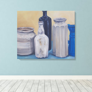 Oma's Jars Leinwanddruck