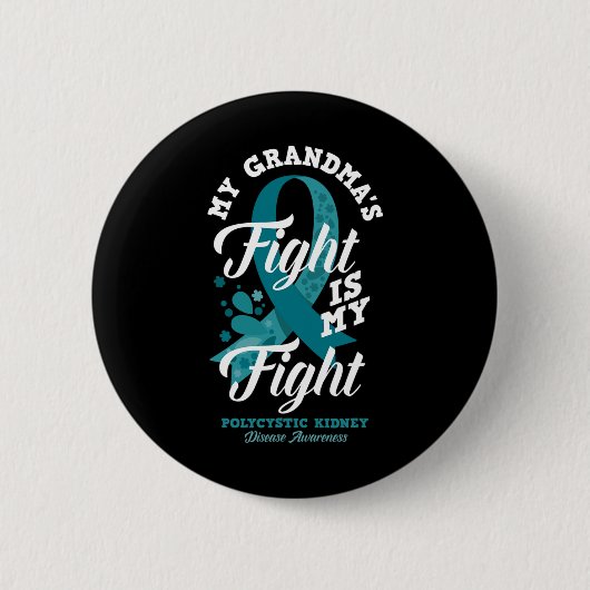 Oma's Kampf ist mein Kampf gegen die polyzystische Button (Vorderseite)