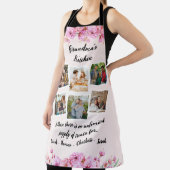 Oma's Kitchen Blume | Benutzerdefinierte 6 Foto un Schürze (InSitu)