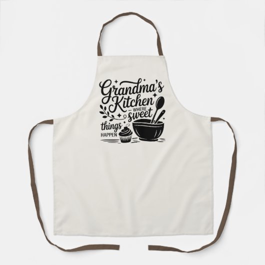 Oma's Kitchen Cooking Baking Schürze (Vorderseite)