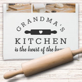 Oma's Kitchen Foto Collage Geschenk Geschirrtuch