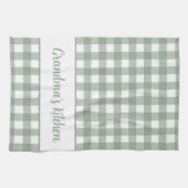 Oma's Kitchen Gingham Kariert Geschirrtuch (Horizontal)