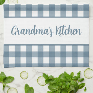 Oma's Kitchen Gingham Kariert Geschirrtuch