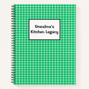 Oma's Kitchen Legacy RECIPES Notizblock