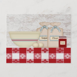 Oma's Kitchen Recipe Card Postkarte